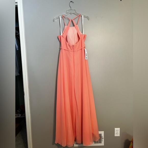 Azazie Coral Dress - Picture 4 of 6
